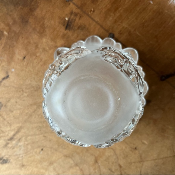 Mikasa Winter Dreams Holiday Votive or Tea Light Candle Holder Crystal Glass - Picture 5 of 5